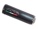 GPR Exhaust System Husqvarna Svartpilen 401 2020-2020, M3 Poppy , Slip-on Exhaust Including Removable DB Killer and Link Pipe