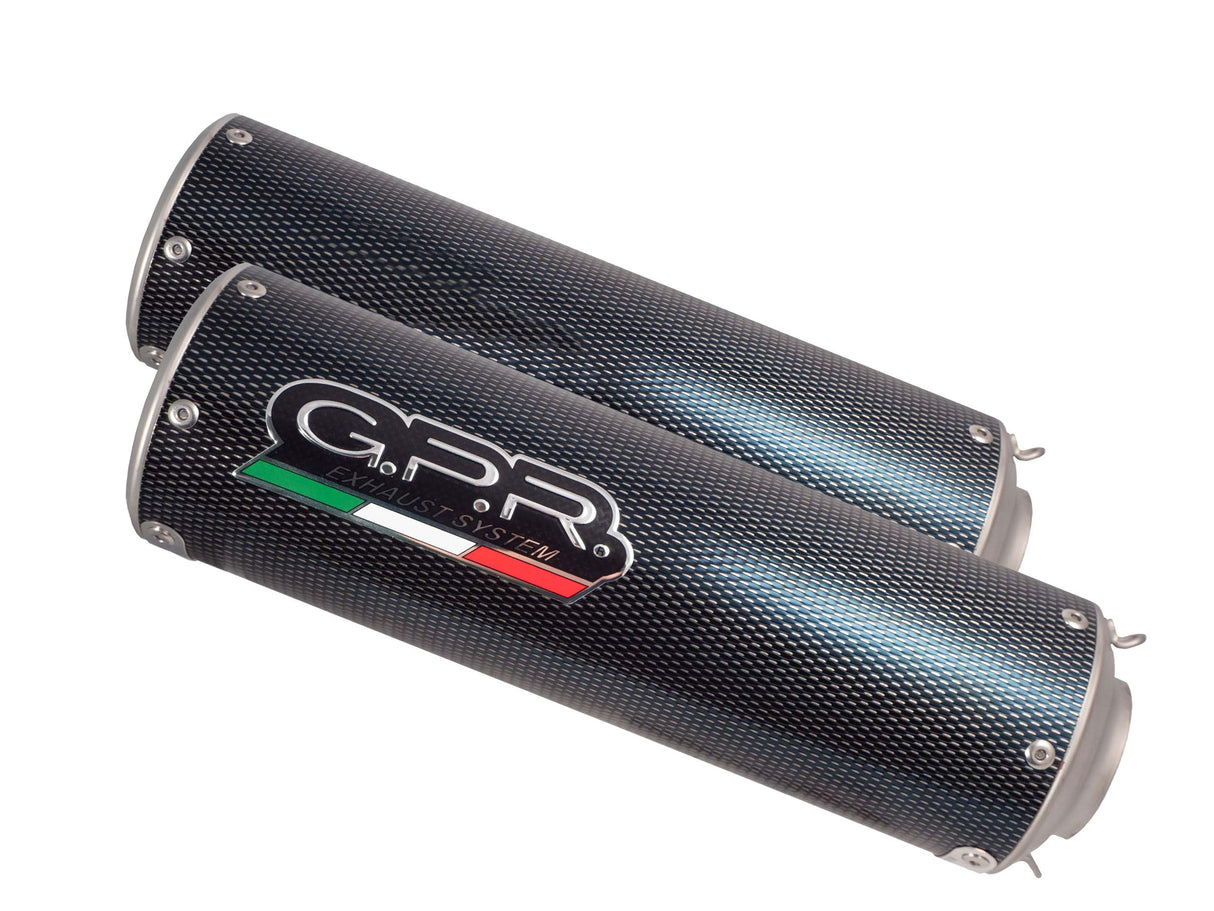 GPR Exhaust System Kawasaki Z1000 ZRT00A1A 2003-2006, M3 Poppy , Dual slip-on Including Removable DB Killers and Link Pipes