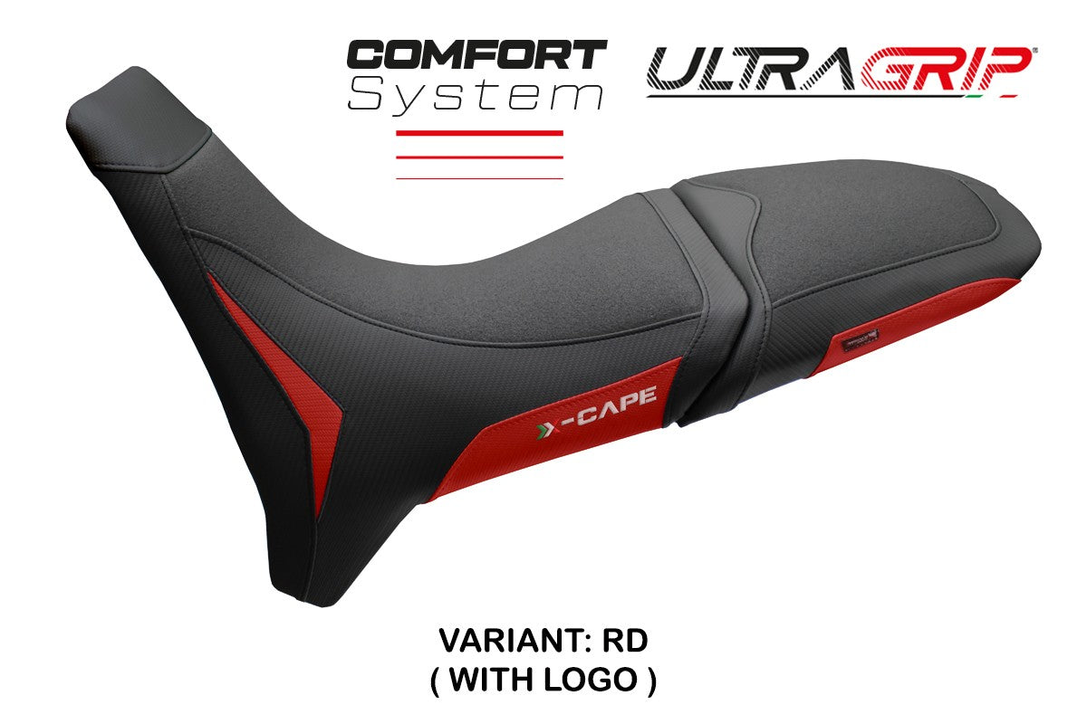 Moto Morini X Cape 650 700 2021-2025 Seat Cover Tappezzeria Comfort Grip Red