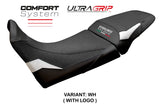 MV Agusta Enduro Veloce 2024-2025 Seat Cover Tappezzeria Comfort Ultragrip White