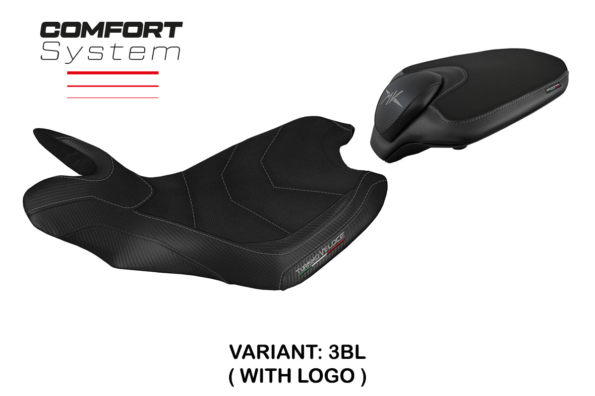 MV Agusta Turismo Veloce 2014-2019 2020 Seat Cover Tappezzeria Comfort Black