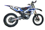 GPR Exhaust System Yamaha YZ 250 2020-2020, Pentacross Inox, Full System Exhaust, Including Removable DB Killer/spark arrestor