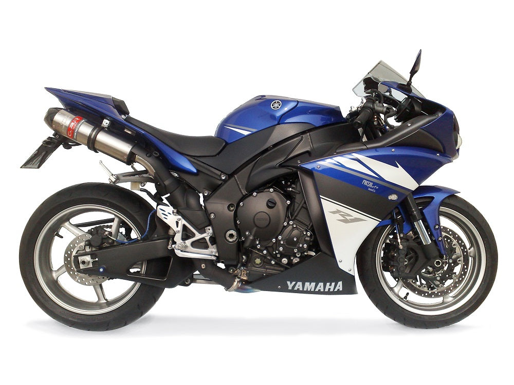 GPR Exhaust System Yamaha YZF 1000 R1 2009-2014, Gpe Ann. titanium, Dual slip-on Including Removable DB Killers and Link Pipes