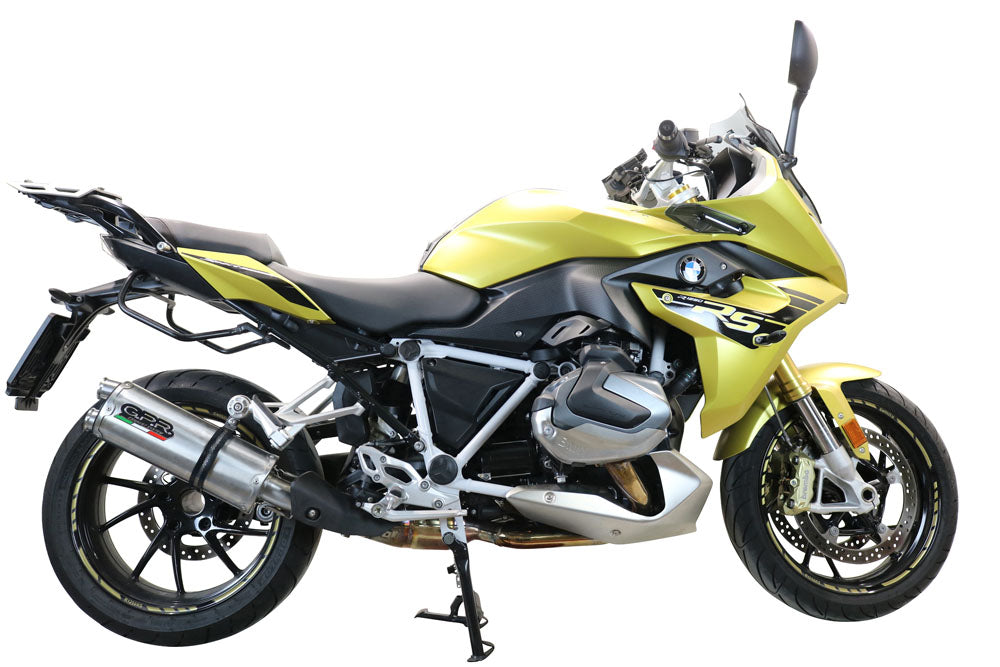 GPR Exhaust for Bmw R1250R R1250RS 2021-2023, Dual Inox, Slip-on Exhaust Including Removable DB Killer and Link Pipe