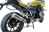 GPR Exhaust for Bmw R1250R R1250RS 2021-2023, M3 Titanium Natural, Slip-on Exhaust Including Removable DB Killer and Link Pipe