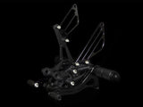 Suzuki GSXR 1000 Rearsets Black