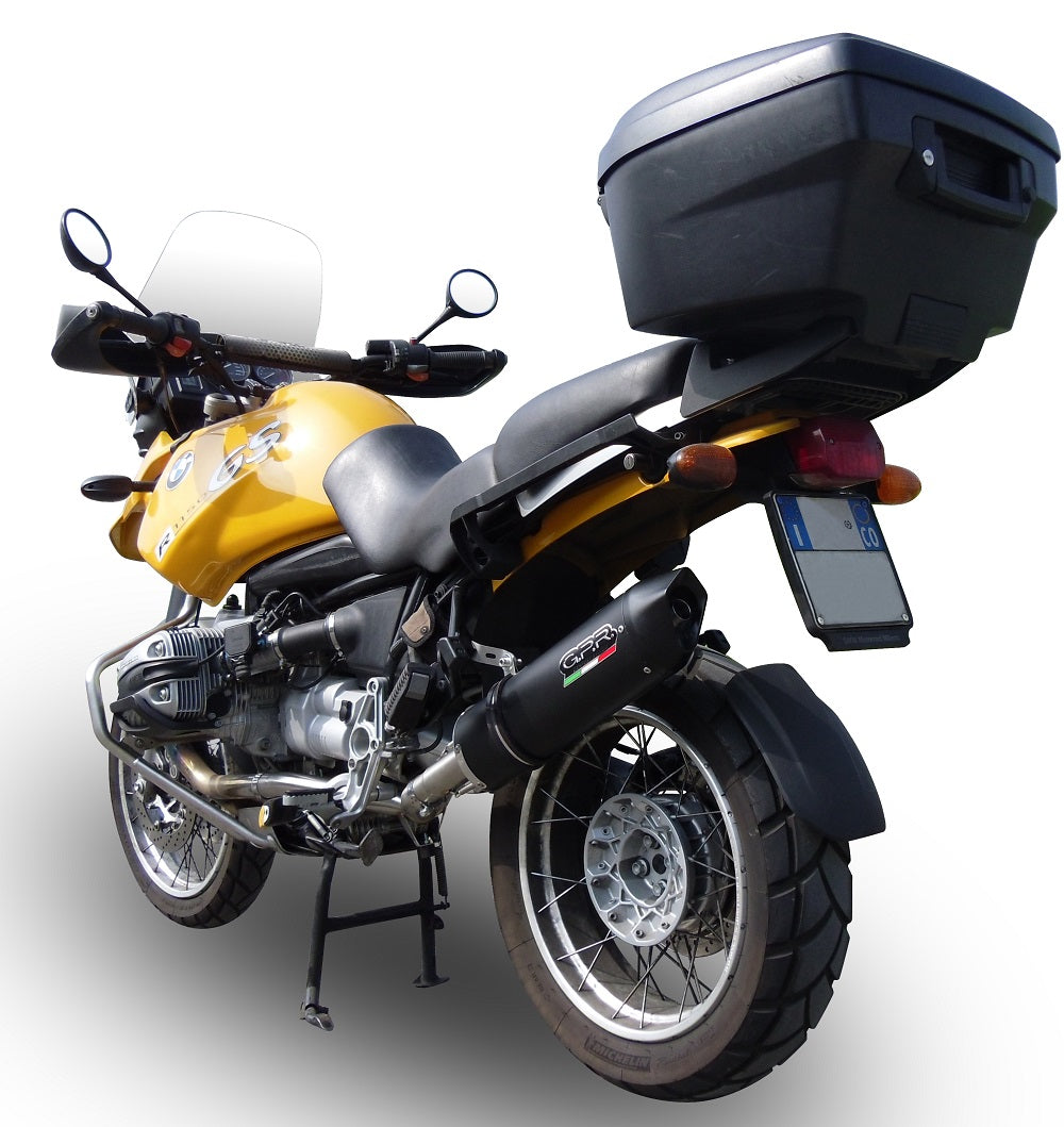 GPR Exhaust for Bmw R1150GS - Adventure 1999-2004, Furore Poppy, Slip-on Exhaust Including Removable DB Killer and Link Pipe