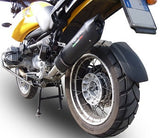 GPR Exhaust for Bmw R1150R 2000-2006, Furore Nero, Slip-on Exhaust Including Removable DB Killer and Link Pipe