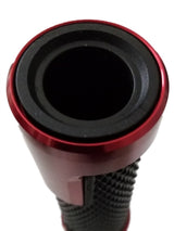 Suzuki GSXR Black and Red Aluminum / Rubber Gel Grips