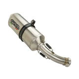 GPR Exhaust for Aprilia Tuareg 660 2021-2023, Satinox , Slip-on Exhaust Including Removable DB Killer and Link Pipe