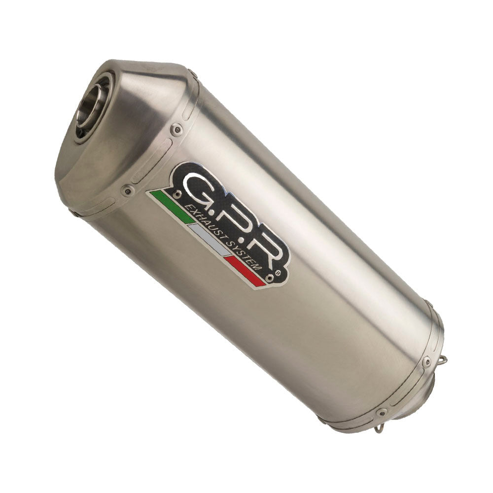 GPR Exhaust for Benelli Bn 302 S 2015-2016, Satinox , Slip-on Exhaust Including Removable DB Killer and Link Pipe