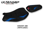 Suzuki GSXR 1000 2017-2020 2021 2022 2023 Seat Cover Tappezzeria Ultragrip Blue