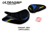 Suzuki GSXS 1000 2021 2022 2023 Seat Cover Tappezzeria Ultragrip Blue Yellow