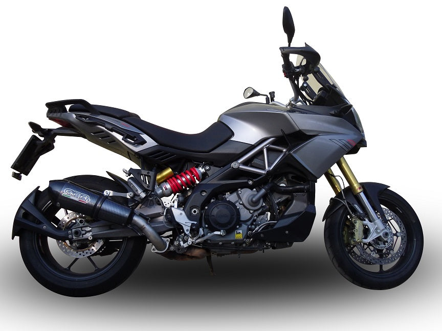 GPR Exhaust for Aprilia Caponord 1200 2013-2015, Gpe Ann. Poppy, Slip-on Exhaust Including Removable DB Killer and Link Pipe