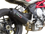 GPR Exhaust System Mv Agusta Brutale 800 Dragster 2021-2023, Furore Evo4 Nero, Slip-on Exhaust Including Link Pipe and Removable DB Killer