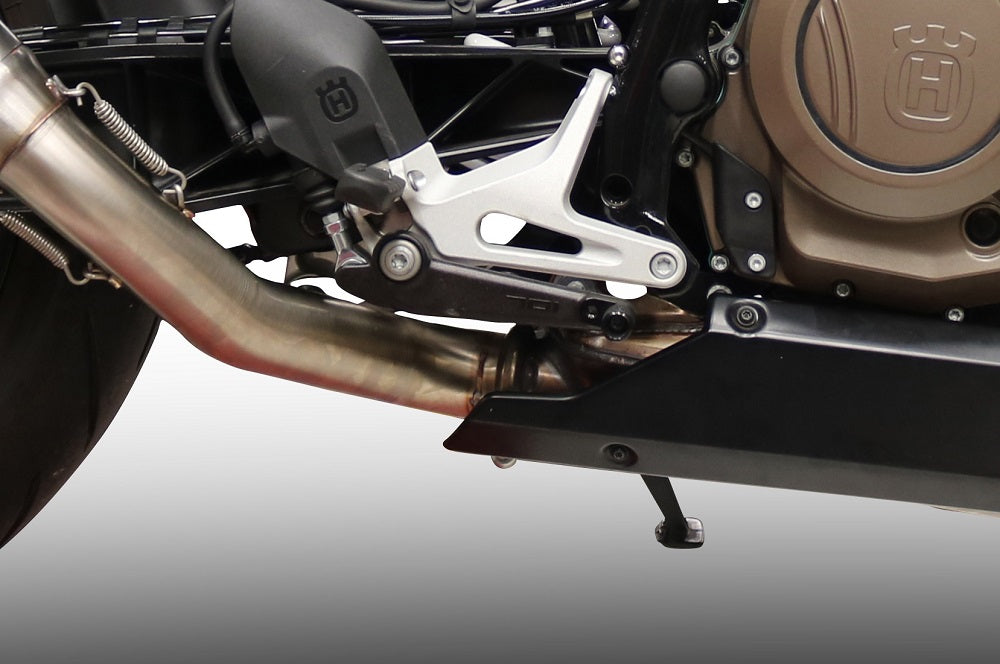 GPR Exhaust System Husqvarna Vitpilen 701 2018-2020, Furore Evo4 Nero, Slip-on Exhaust Including Removable DB Killer and Link Pipe