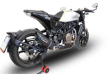 GPR Exhaust System Husqvarna Vitpilen 701 2018-2020, Furore Evo4 Nero, Slip-on Exhaust Including Removable DB Killer and Link Pipe