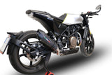 GPR Exhaust System Husqvarna Vitpilen 701 2018-2020, GP Evo4 Poppy, Slip-on Exhaust Including Removable DB Killer and Link Pipe