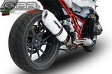 GPR Exhaust for Bmw R1200R 2015 LC 2015-2016, Albus Ceramic, Slip-on Exhaust Including Removable DB Killer and Link Pipe