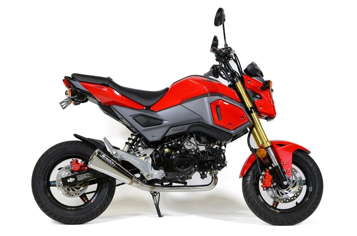 Honda Grom 2017-2020 (MSX 125 2016-2020) Exhaust, ShortMeg 2 Full System 12" Muffler by Brock's Performance