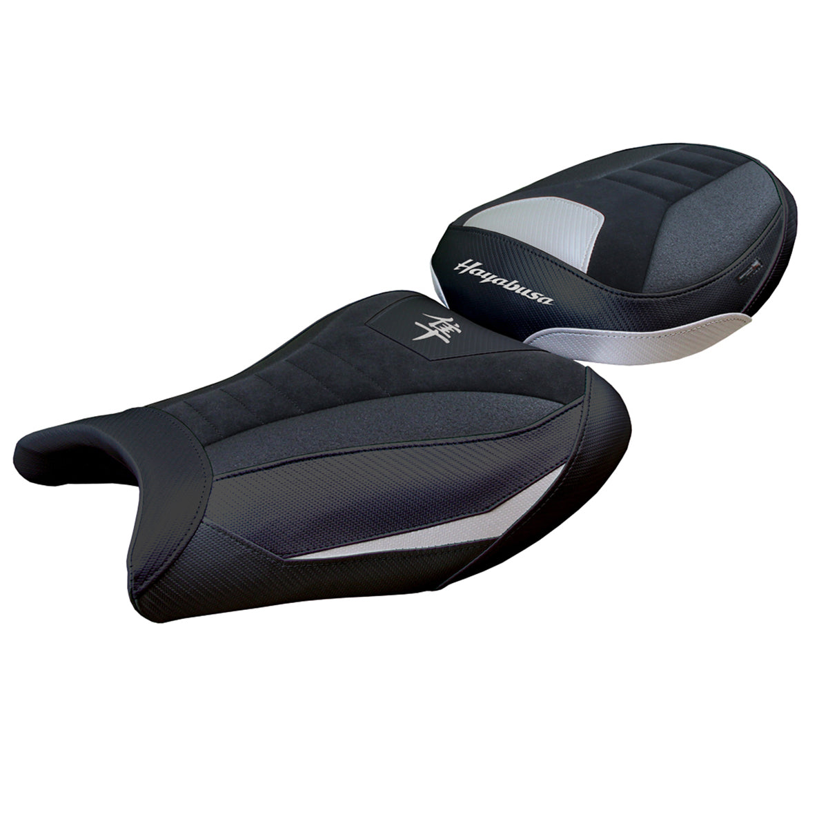 Suzuki GSX 1300 R Hayabusa 2021-2025 Seat Cover Tappezzeria Comfort Grip Silver