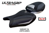 Suzuki GSX 1300 R Hayabusa 2021-2025 Seat Cover Tappezzeria Ultragrip Silver