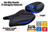 Suzuki Hayabusa 2008-2018 2019 2020 Seat Cover Tappezzeria Ultragrip Suede Blue