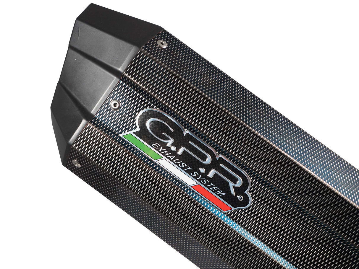 Bmw R1200GS Adventure 2017-2018 Exhaust GPR Slip-on Sonic Poppy