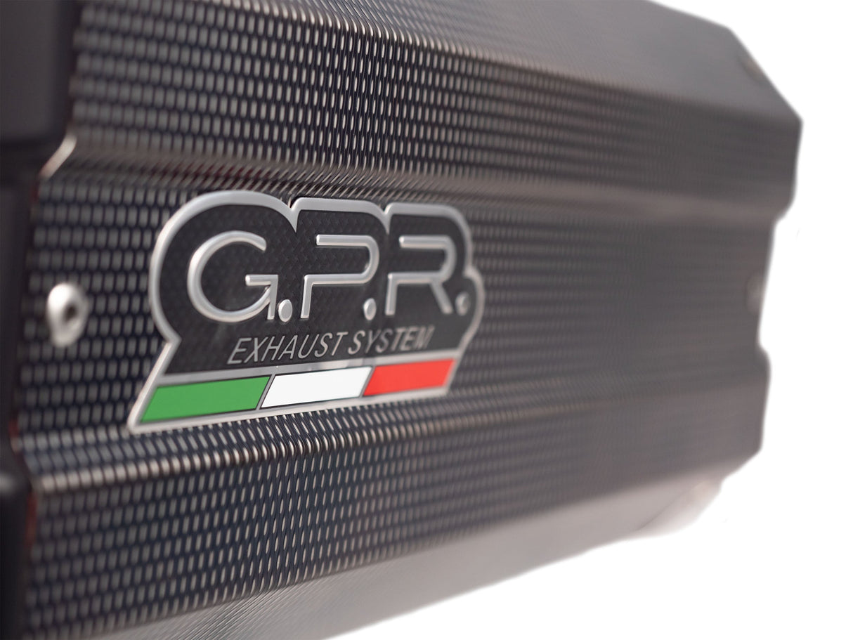 GPR Exhaust for Bmw R1200GS - Adventure 2004-2009, Sonic Poppy, Slip-on Exhaust Including Removable DB Killer and Link Pipe