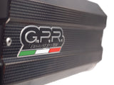 GPR Exhaust for Bmw R1250GS - Adventure 2021-2023, Sonic Poppy, Slip-on Exhaust Including Removable DB Killer and Link Pipe