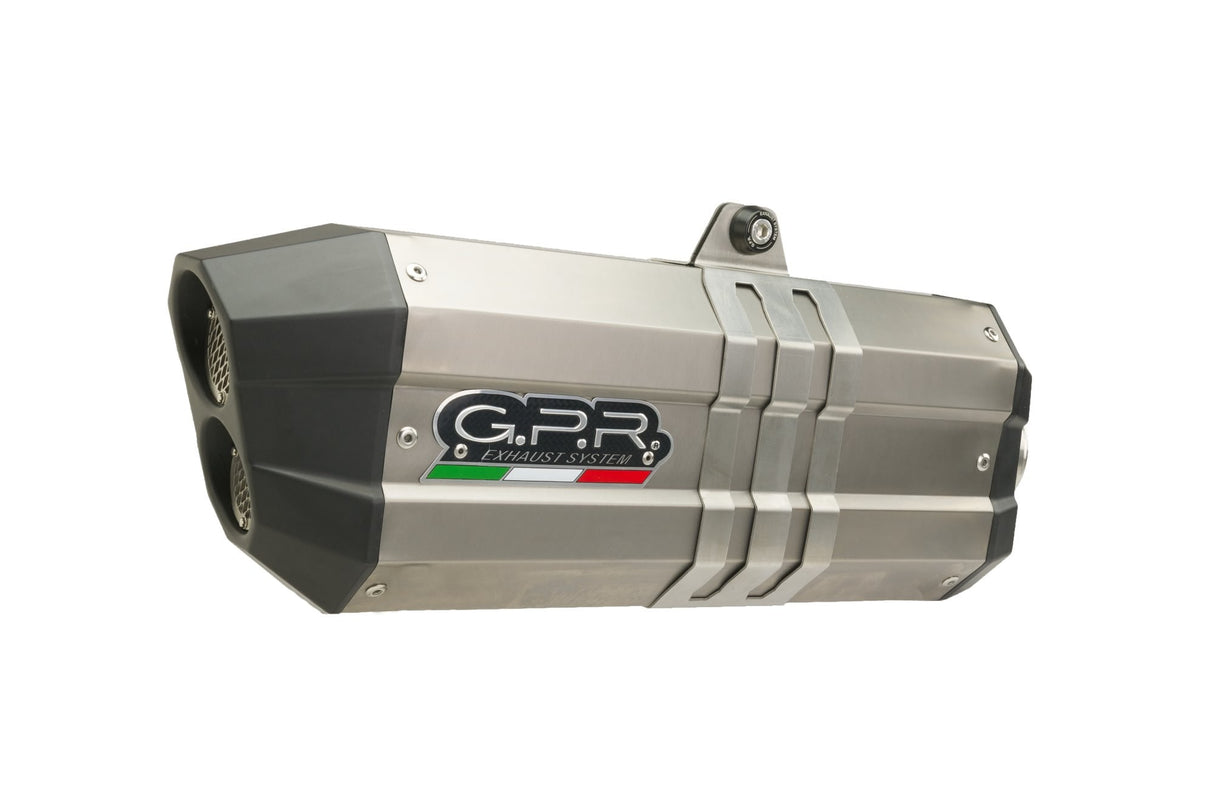 GPR Exhaust System Ktm Supermoto Smr 990 2008-2012, Sonic Titanium, Full System Exhaust, Including Removable DB Killer