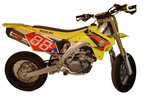 GPR Exhaust System Suzuki RMZ450 2008-2012, Gpe Ann. titanium, Slip-on Exhaust Including Removable DB Killer and Link Pipe