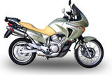 GPR Exhaust System Honda Transalp XL650V 2000-2006, Trioval, Slip-on Exhaust Including Removable DB Killer and Link Pipe