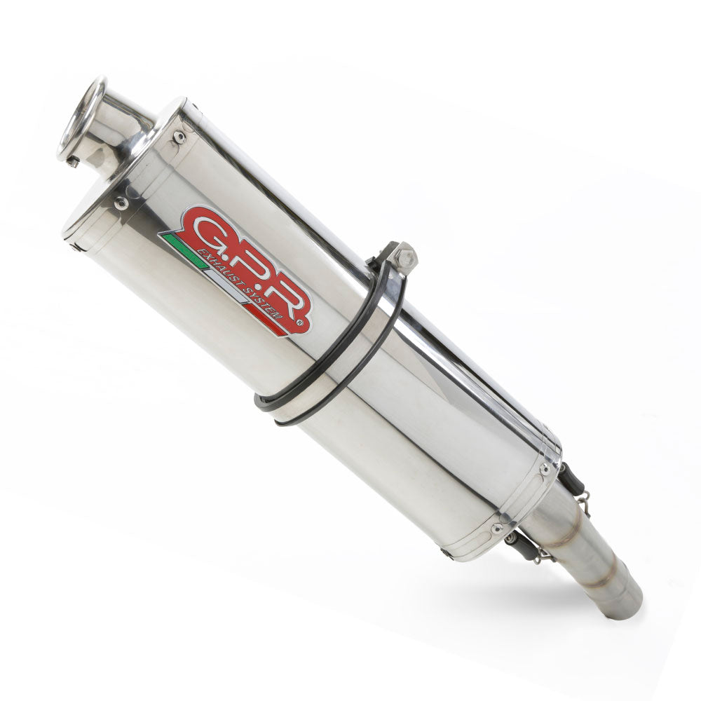 GPR Exhaust for Aprilia RSv 1000 - Sp 1998-2003, Trioval, Slip-on Exhaust Including Removable DB Killer and Link Pipe