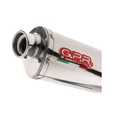 GPR Exhaust for Aprilia Pegaso 3 650 - Pegaso i.e. 1997-2000, Trioval, Dual slip-on Including Removable DB Killers and Link Pipes