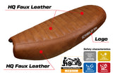 Triumph Scrambler 1200 2019 2020 2021 2022 2023 Seat Cover Tappezzeria Brown