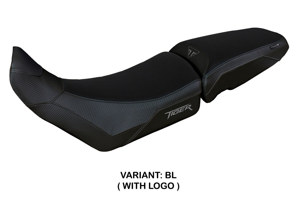 Triumph Tiger 850 Sport 2021 2022 2023 2024 2025 Seat Cover Tappezzeria Black
