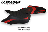 Triumph Speed Triple 2016-2019 2020 2021 Seat Cover Tappezzeria Ultragrip Red