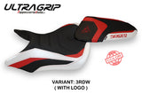 Triumph Speed Triple 2016-2020 2021 Seat Cover Tappezzeria Ultragrip Red White