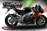 GPR Exhaust for Aprilia Rsv4 1000 - RF - Rr - Racer Pack 2015-2018, M3 Inox , Slip-on Exhaust Including Link Pipe and Removable DB Killer