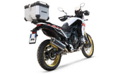 Yamaha Tenere 700 2019-2020 GPR TECH 45 L Aluminum Top Case, silver color, including roof rack and specific plate