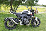 GPR Exhaust System Triumph Trident 660 2021-2023, M3 Titanium Natural, Full System Exhaust, Including Removable DB Killer