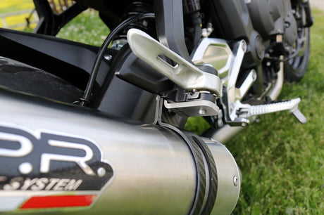 GPR Exhaust System Triumph Trident 660 2021-2023, M3 Titanium Natural, Full System Exhaust, Including Removable DB Killer