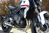 GPR Exhaust System Triumph Trident 660 2021-2023, M3 Titanium Natural, Full System Exhaust, Including Removable DB Killer