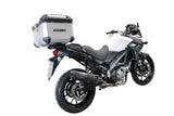 Suzuki V-STROM 650  2012-2016 GPR TECH 55 L Aluminum Top Case in Silver with Specific Plate Included