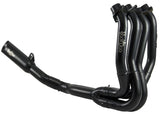 Kawasaki ZX14R Exhaust 2006-2025 4:1 Black Shorty, Full System, by Voodoo