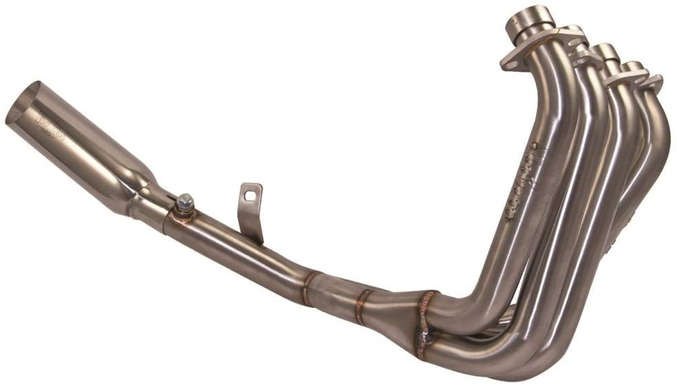 Kawasaki ZX-14R Exhaust 2006-2024 4:1 Polished Shorty, Full System, by Voodoo