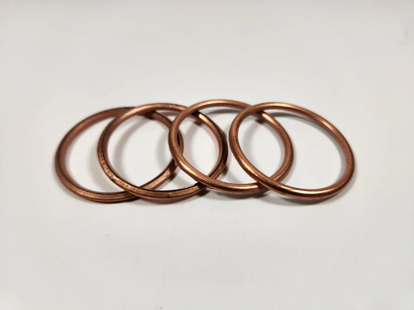 Voodoo Exhaust Gaskets 4-Pack for Kawasaki ZX14R 2006-2025