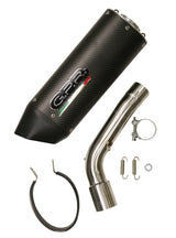 GPR Exhaust System Kawasaki Versys 1000 I.E. 2021-2023, Furore Evo4 Nero, Slip-on Exhaust Including Removable DB Killer and Link Pipe