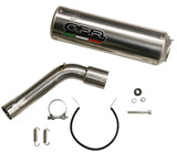 GPR Exhaust System Kawasaki Versys 1000 I.E. 2019-2020, M3 Inox , Slip-on Exhaust Including Removable DB Killer and Link Pipe